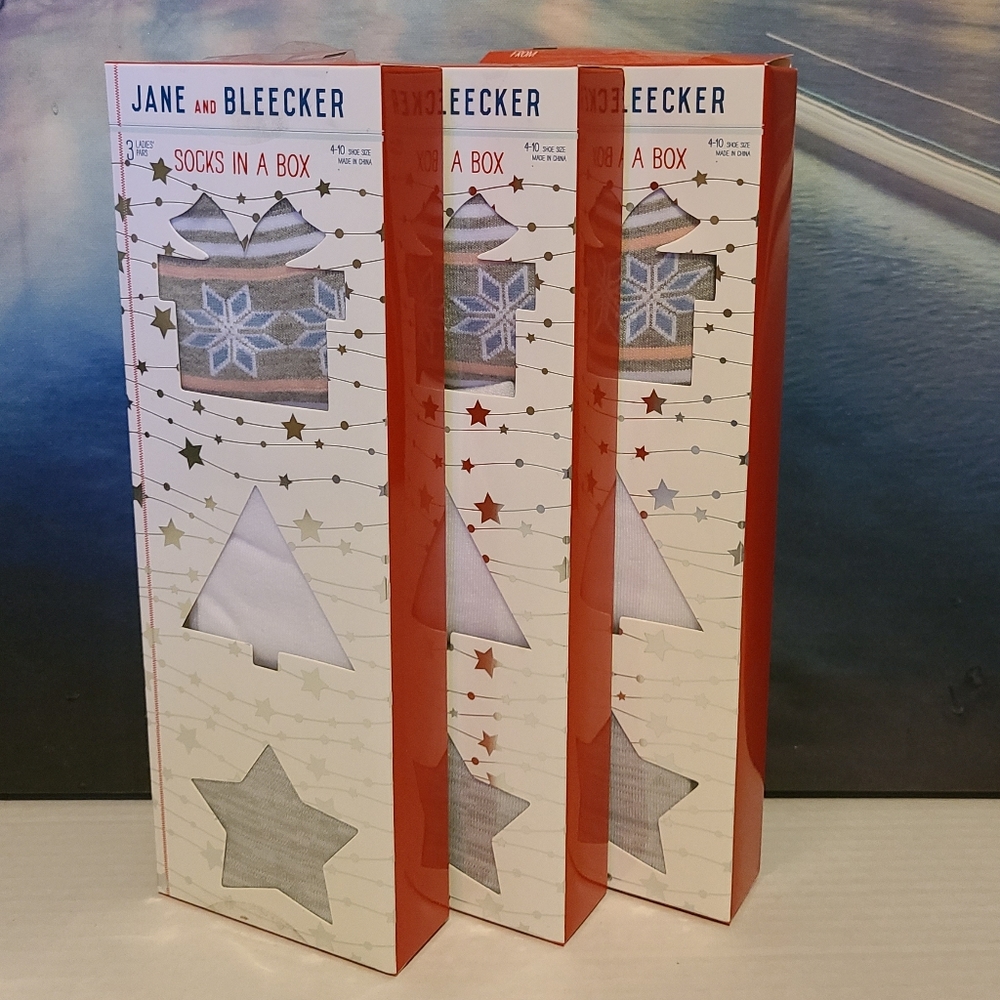Jane and Bleecker Socks In A Box
